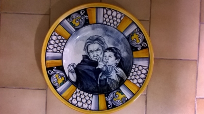 PLATO piatto RECONOCIMIENTO M COLON